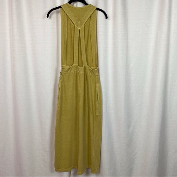 Free People Beach Light Yellow Sunrise Pinafore Jumper Sz.XS NWT - Picture 11 of 16
